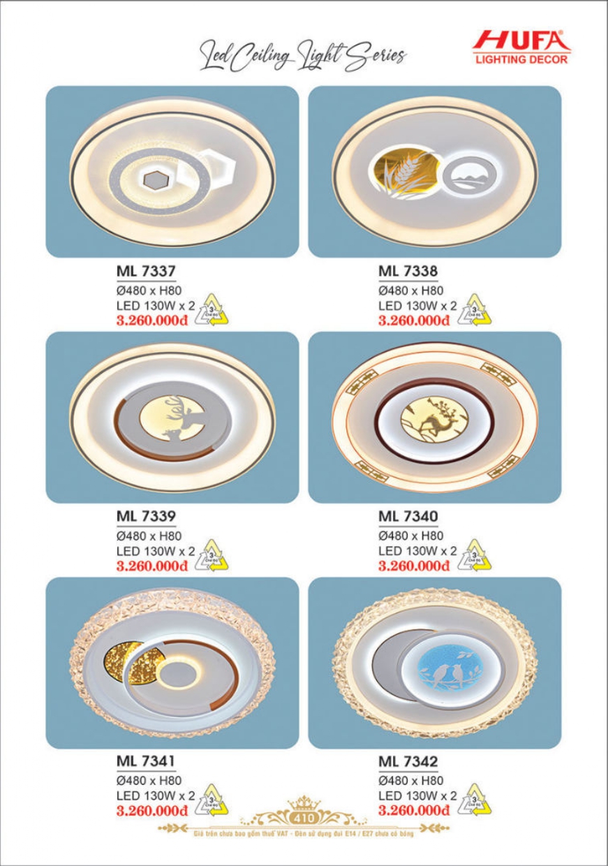 Bảng giá đèn trang trí HUFA